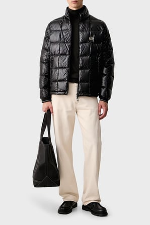Armani Exchange Kuş Tüyü Dolgulu Regular Fit Dik Yaka Mont Erkek MONT XM003474 AF23755 UC001 SİYAH