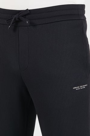 Armani Exchange Logolu Normal Bel Lastikli Paça Pantolon Erkek PANTOLON XM003426 AF28569 UB101 LACİVERT