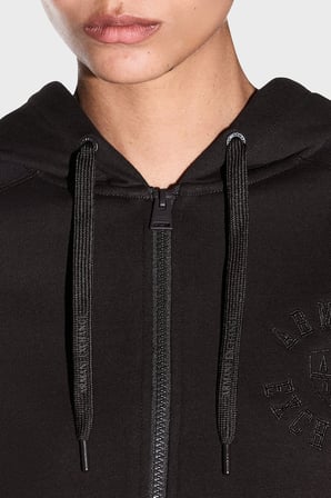 Armani Exchange %100 Pamuk Kapüşonlu Sweat Kadın SWEAT XW002399 AF25527 U6032 KAHVE