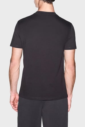 Armani Exchange Logolu % 100 Pamuk Bisiklet Yaka T Shirt Erkek T SHİRT XM003074 AF10362 U8128 KAHVE