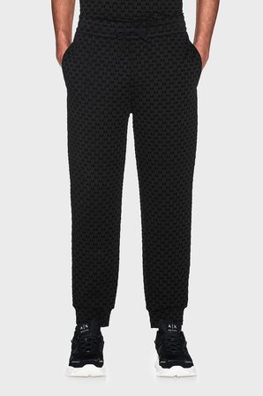 Armani Exchange Logolu Regular Fit Lastikli Paça Pantolon Erkek PANTOLON XM002904 AF10818 UC001 SİYAH
