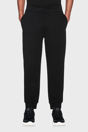 Armani Exchange Logolu Regular Fit Lastikli Paça Pantolon Erkek PANTOLON XM002904 AF10818 UC001 SİYAH