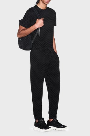 Armani Exchange Logolu Regular Fit Lastikli Paça Pantolon Erkek PANTOLON XM002904 AF10818 UC001 SİYAH