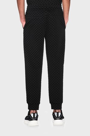Armani Exchange Logolu Regular Fit Lastikli Paça Pantolon Erkek PANTOLON XM002904 AF10818 UC001 SİYAH