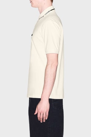 Armani Exchange % 100 Pamuk Regular Fit Düğmeli Polo Erkek POLO XM002932 AF13026 U0007 KIRIK BEYAZ