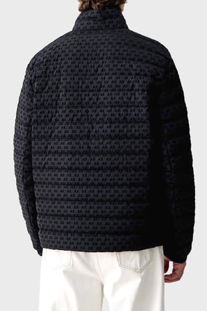 Armani Exchange Kadife Dokulu Kuş Tüyü Dolgulu Şişme Mont Erkek MONT XM003510 AF19870 UB101 LACİVERT