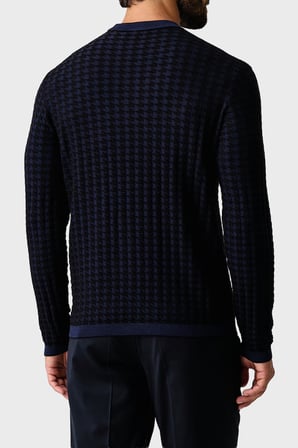 Armani Exchange Logolu Regular Fit Bisiklet Yaka Kazak Erkek KAZAK XM003012 AF26379 FB537 LACİVERT