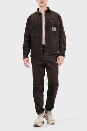Armani Exchange Pamuklu Regular Fit Lastikli Paça Kadife Pantolon Erkek PANTOLON XM003304 AF27114 U8128 KAHVE