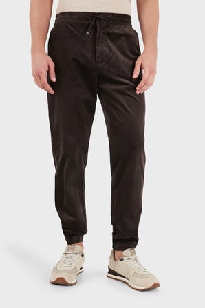 Armani Exchange Pamuklu Regular Fit Lastikli Paça Kadife Pantolon Erkek PANTOLON XM003304 AF27114 U8128 KAHVE