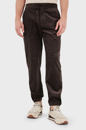 Armani Exchange Pamuklu Regular Fit Lastikli Paça Kadife Pantolon Erkek PANTOLON XM003304 AF27114 U8128 KAHVE