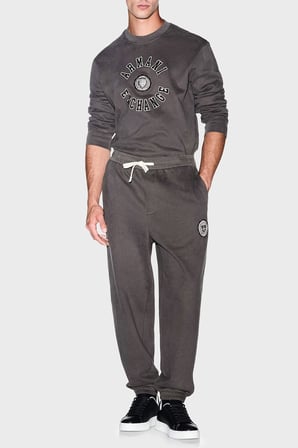 Armani Exchange Pamuklu Regular Fit Bisiklet Yaka Sweat Erkek SWEAT XM002913 AF26047 U6125 KAHVE