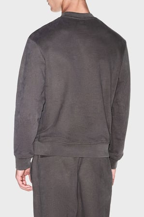 Armani Exchange Pamuklu Regular Fit Bisiklet Yaka Sweat Erkek SWEAT XM002913 AF26047 U6125 KAHVE
