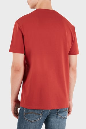 Armani Exchange % 100 Pamuk Regular Fit Bisiklet Yaka T Shirt Erkek T SHİRT XM001280 AF10361 U5012 KİREMİT