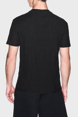 Armani Exchange % 100 Pamuk Regular Fit Bisiklet Yaka T Shirt Erkek T SHİRT XM003073 AF10337 UC001 SİYAH