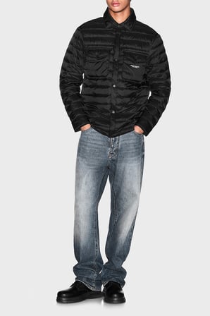 Armani Exchange Kuş Tüyü Dolgulu Klasik Yaka Kapitoneli Mont Erkek MONT XM003317 AF16927 UC001 SİYAH