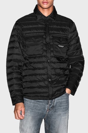 Armani Exchange Kuş Tüyü Dolgulu Klasik Yaka Kapitoneli Mont Erkek MONT XM003317 AF16927 UC001 SİYAH