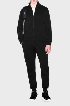 Armani Exchange Regular Fit Belden Bağlamalı Lastikli Paça Pantolon Erkek PANTOLON XM003145 AF13047 UC001 SİYAH