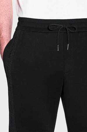 Armani Exchange Regular Fit Belden Bağlamalı Lastikli Paça Pantolon Erkek PANTOLON XM003145 AF13047 UC001 SİYAH