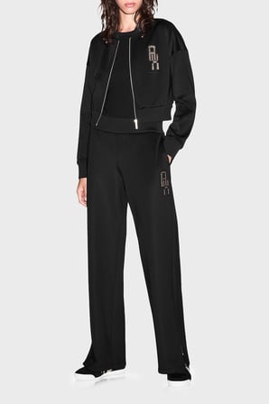 Armani Exchange Regular Fit Lastikli Bel Pantolon Kadın PANTOLON XW002867 AF25526 UC001 SİYAH