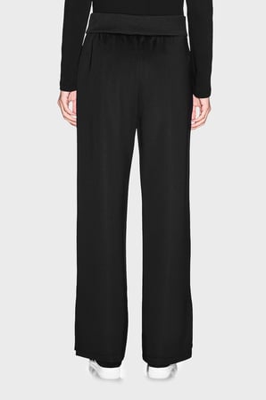 Armani Exchange Regular Fit Lastikli Bel Pantolon Kadın PANTOLON XW002867 AF25526 UC001 SİYAH