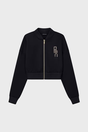 Armani Exchange Logolu Dik Yaka Slim Fit Sweat Kadın SWEAT XW002411 AF25526 UC001 SİYAH
