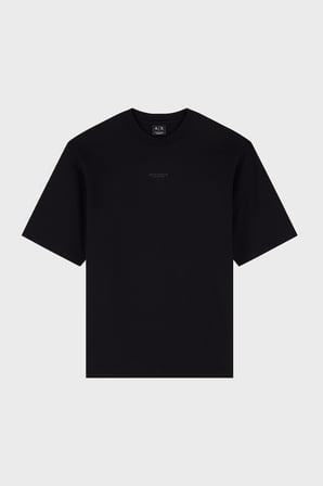 Armani Exchange Oversize Pamuklu Bisiklet Yaka T Shirt Erkek T SHİRT XM003560 AF28670 UC001 SİYAH