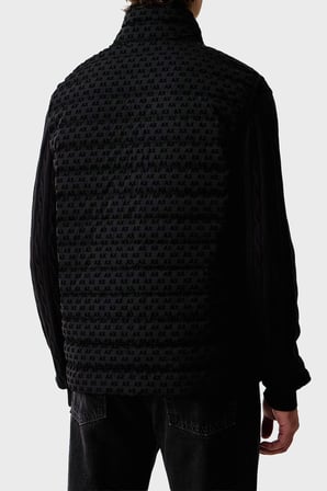 Armani Exchange Logolu Regular Fit Dik Yaka Fermuarlı Yelek Erkek YELEK XM003511 AF19870 UC001 SİYAH