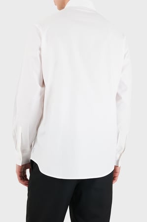 Armani Exchange % 100 Pamuk Regular Fit Uzun Kollu Gömlek Erkek GÖMLEK XM003384 AF28566 F0230 BEYAZ