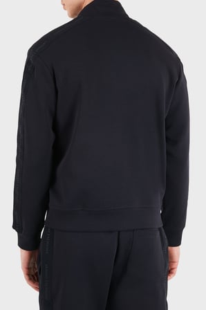 Armani Exchange Pamuk Karışımlı Dik Yaka Fermuarlı Sweat Erkek SWEAT XM003144 AF13047 UB101 LACİVERT