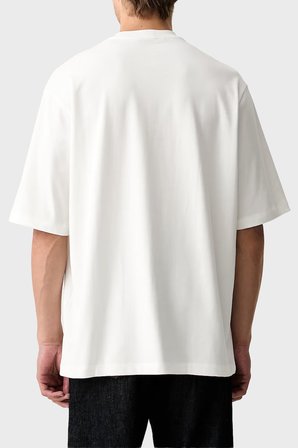 Armani Exchange Oversize Pamuklu Bisiklet Yaka T Shirt Erkek T SHİRT XM003560 AF28670 U0009 BEYAZ