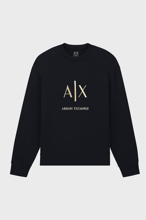 Armani Exchange Logolu Pamuklu Regular Fit Bisiklet Yaka Sweat Erkek SWEAT XM003551 AF20150 UC001 SİYAH