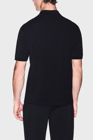 Armani Exchange % 100 Pamuk Regular Fit Düğmeli Gömlek Erkek POLO XM003554 AF13026 UC001 SİYAH