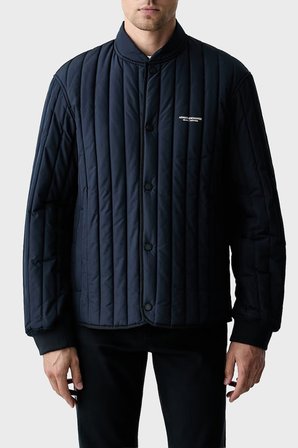 Armani Exchange Kapitoneli Regular Fit Kolej Yaka Ceket Erkek CEKET XM003345 AF27309 UB101 LACİVERT