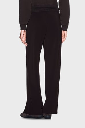 Armani Exchange Regular Fit Yüksel Bel Geniş Paça Pantolon Kadın PANTOLON XW002759 AF24068 U6032 KAHVE