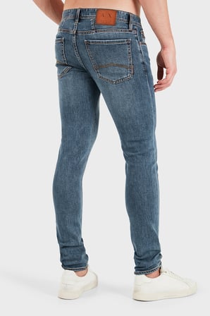 Armani Exchange Slim Fit Normal Bel Dar Paça Jeans Erkek KOT PANTOLON XM001512 AF28744 MB002 LACİVERT