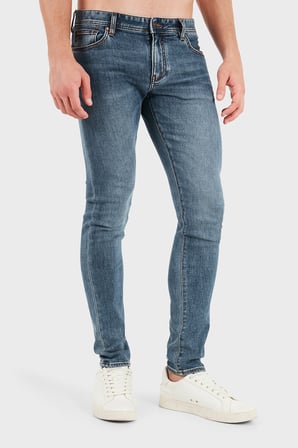 Armani Exchange Slim Fit Normal Bel Dar Paça Jeans Erkek KOT PANTOLON XM001512 AF28744 MB002 LACİVERT