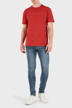 Armani Exchange Slim Fit Normal Bel Dar Paça Jeans Erkek KOT PANTOLON XM001512 AF28744 MB002 LACİVERT