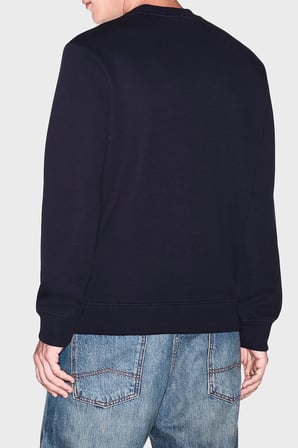 Armani Exchange Logolu Pamuklu Bisiklet Yaka Sweat Erkek SWEAT XM002929 AF16222 UB101 LACİVERT