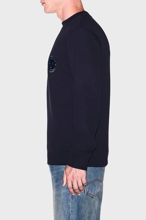 Armani Exchange Logolu Pamuklu Bisiklet Yaka Sweat Erkek SWEAT XM002929 AF16222 UB101 LACİVERT