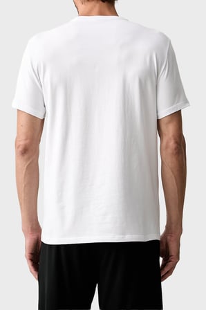 Emporio Armani Logolu Pamuklu Regular Fit Bisiklet Yaka T Shirt Erkek T SHİRT EM000377 AF25030 U0002 BEYAZ