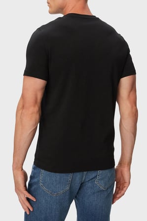 Emporio Armani Logolu Pamuklu Regular Fit Bisiklet Yaka T Shirt Erkek T SHİRT EM000377 AF25030 UC001 SİYAH