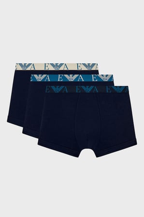 Emporio Armani Logolu 3 Pack Boxer Erkek BOXER EM000259 AF25018 MB139 LACİVERT