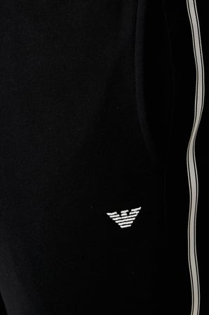 Emporio Armani Pamuklu Normal Bel  Lastikli Paça Jogger Pantolon Erkek PANTOLON EM000500 AF25024 UC001 SİYAH