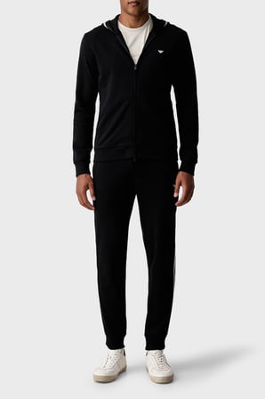 Emporio Armani Pamuklu Normal Bel  Lastikli Paça Jogger Pantolon Erkek PANTOLON EM000500 AF25024 UC001 SİYAH