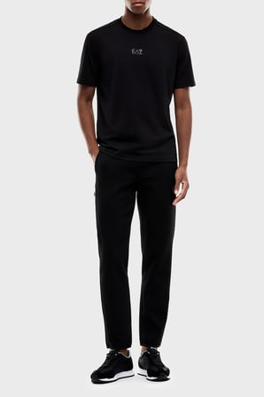 EA7 Pamuklu Jarse Slim Fit Normal Bel Jogger Pantolon Erkek PANTOLON 7M002518 AF20845 UC001 SİYAH