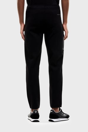 EA7 Pamuklu Jarse Slim Fit Normal Bel Jogger Pantolon Erkek PANTOLON 7M002518 AF20845 UC001 SİYAH