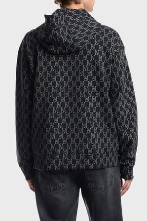 Emporio Armani Pamuklu Tamamı Logolu Kapüşonlu Sweat Erkek SWEAT EM006861 AF10013 FB562 LACİVERT