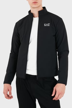 EA7 Logolu Regular Fit Dik Yaka Fermuarlı Sweat Erkek SWEAT 7M002481 AF26523 UC001 SİYAH