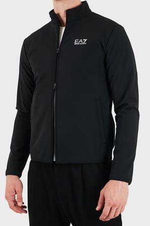 EA7 Logolu Regular Fit Dik Yaka Fermuarlı Sweat Erkek SWEAT 7M002481 AF26523 UC001 SİYAH
