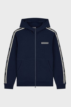 EA7 Pamuklu Regular Fit Kapüşonlu Erkek Sweat SWEAT 7M002197 AF10377 UB102 LACİVERT